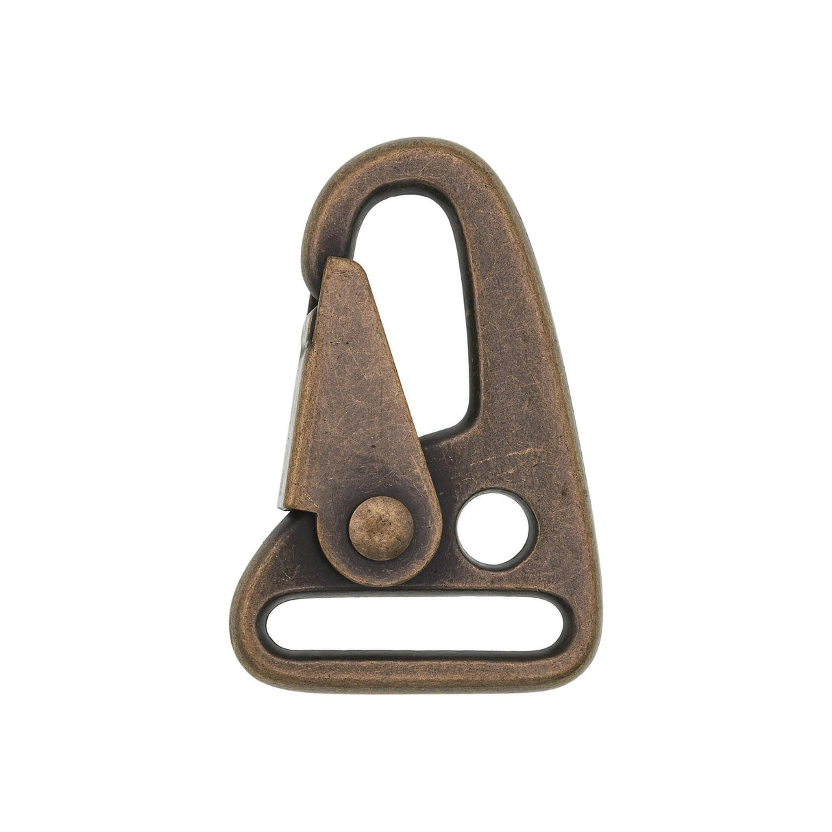 Ohio Travel Bag Swivel Snaps 1" Antique Brass, Lever Snap Hook, Zinc, #P-2208-ANTB P-2208-ANTB