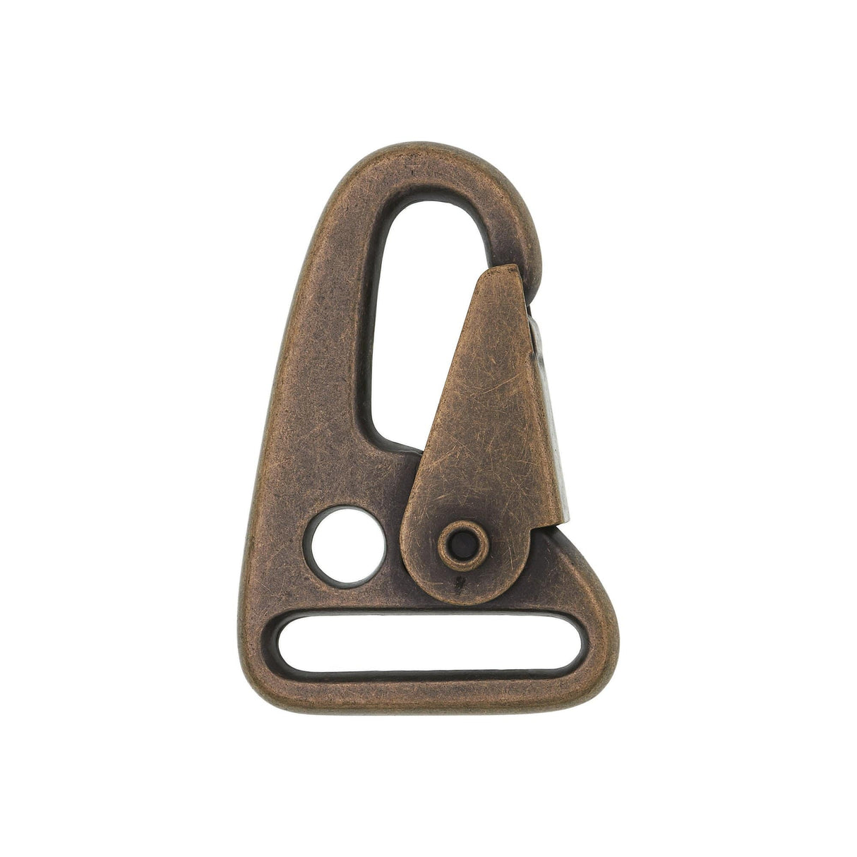 Ohio Travel Bag Swivel Snaps 1" Antique Brass, Lever Snap Hook, Zinc, #P-2208-ANTB P-2208-ANTB