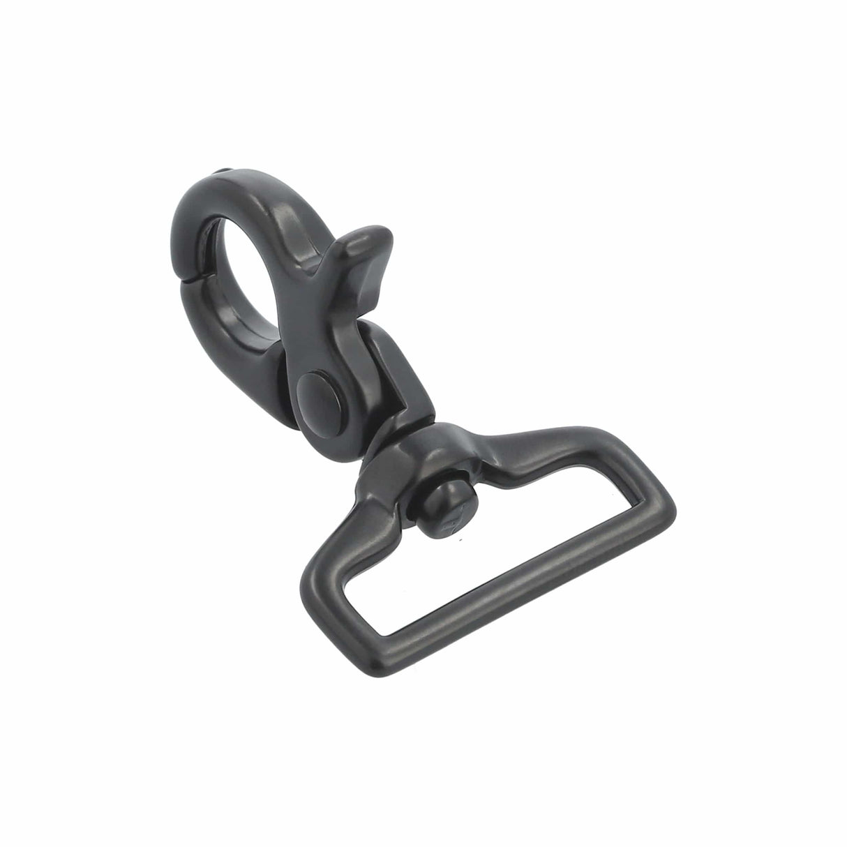 Ohio Travel Bag Swivel Snaps 1" Black, Trigger Swivel Snap Hook, Zinc Alloy, #P-2946-BLK P-2946-BLK