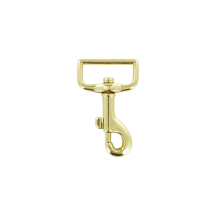 1" Brass, Bolt Swivel Snap Hook, Zinc Alloy