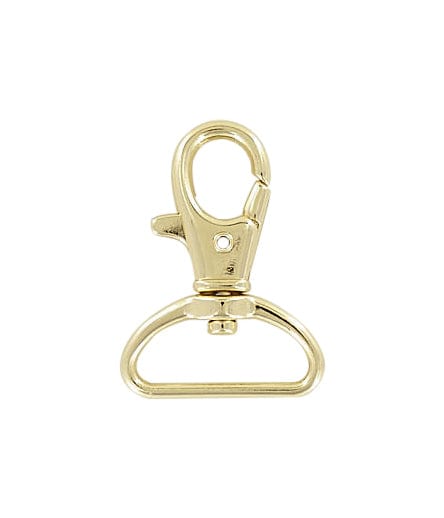 Ohio Travel Bag Swivel Snaps 1" Gold, Swivel Snap Hook, Zinc Alloy, #P-2082-GOLD P-2082-GOLD