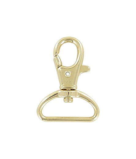 Ohio Travel Bag Swivel Snaps 1" Gold, Swivel Snap Hook, Zinc Alloy, #P-2082-GOLD P-2082-GOLD