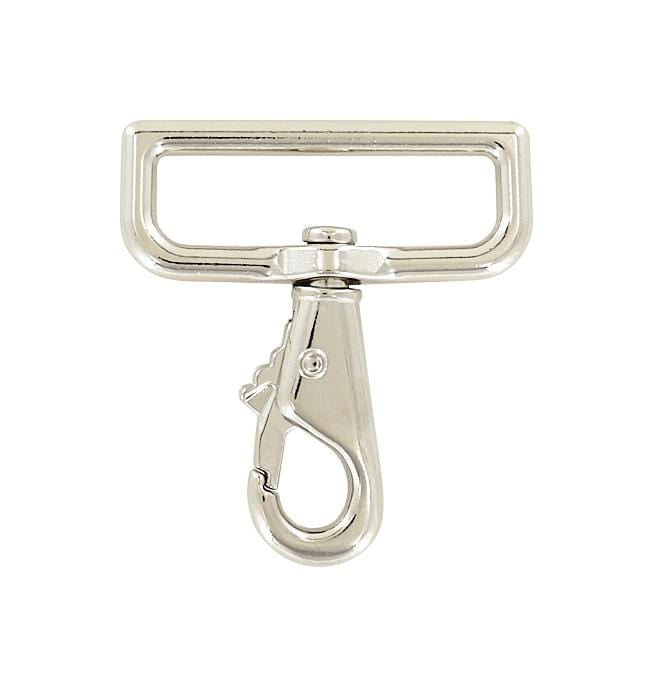 Ohio Travel Bag Swivel Snaps 2" Nickel, Lever Swivel Snap Hook, Zinc Alloy, #P-2027-NP P-2027-NP