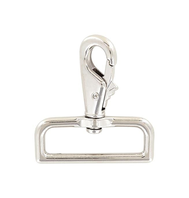 Ohio Travel Bag Swivel Snaps 2" Nickel, Lever Swivel Snap Hook, Zinc Alloy, #P-2027-NP P-2027-NP