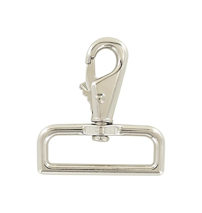 Ohio Travel Bag Swivel Snaps 2" Nickel, Lever Swivel Snap Hook, Zinc Alloy, #P-2027-NP P-2027-NP