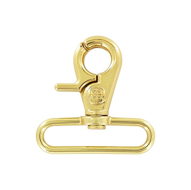Ohio Travel Bag Swivel Snaps 2" Shiny Gold, Trigger Swivel Snap Hook, Zinc Alloy, #P-3140-GOLD P-3140-GOLD