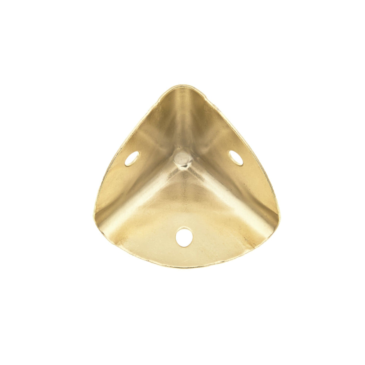 Ohio Travel Bag Wheels & Feet 1 1/2" Brass, Trunk Corner, Steel, #F-8-BP F-8-BP