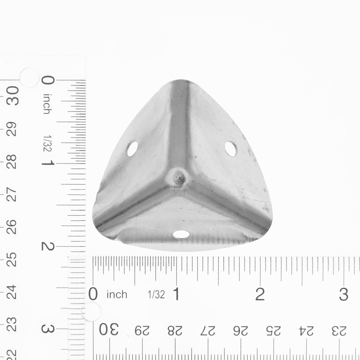 Ohio Travel Bag Wheels & Feet 1 1/2" Nickel, Trunk Corner, Steel, #F-8-NP F-8-NP