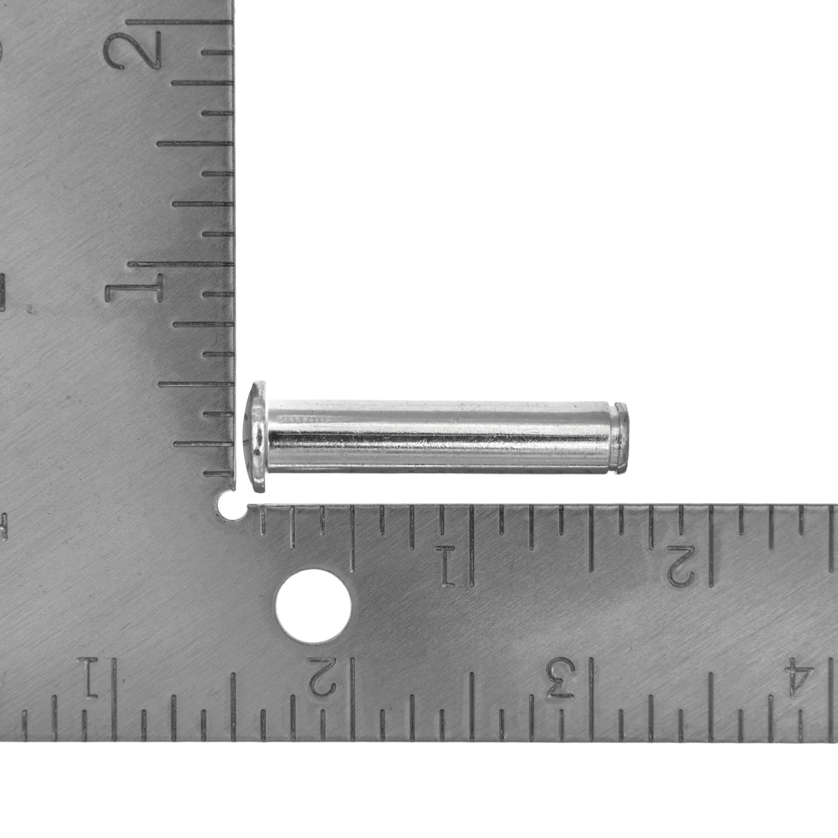 Ohio Travel Bag Wheels & Feet 1 1/2" Silver, Wheel Axle, Steel, #L-2254 L-2254