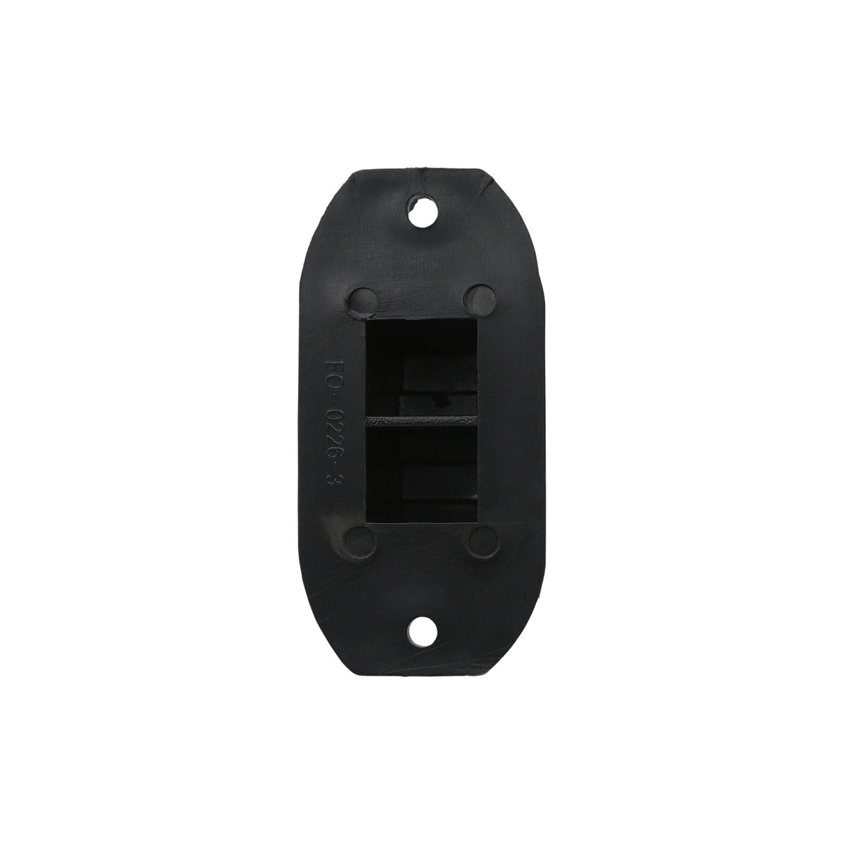 Ohio Travel Bag Wheels & Feet 1 1/4" Black, Bottom Stud, Plastic, #L-3150 L-3150