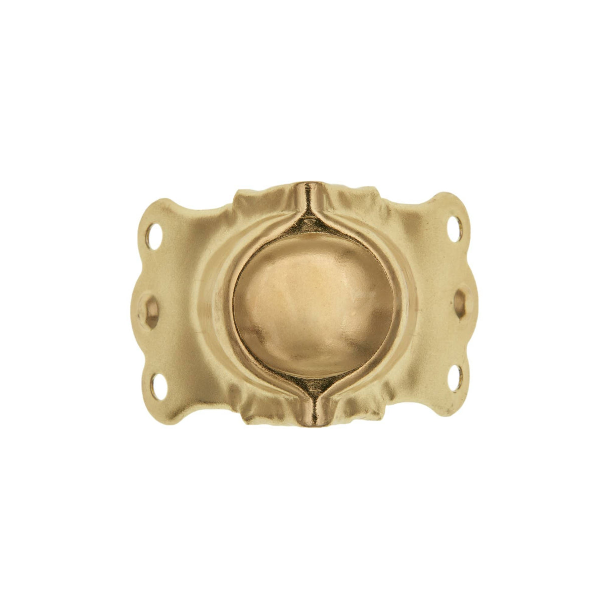 Ohio Travel Bag Wheels & Feet 1 5/8" Brass, Trunk Edge Clamp, Steel, #G-9-BP G-9-BP