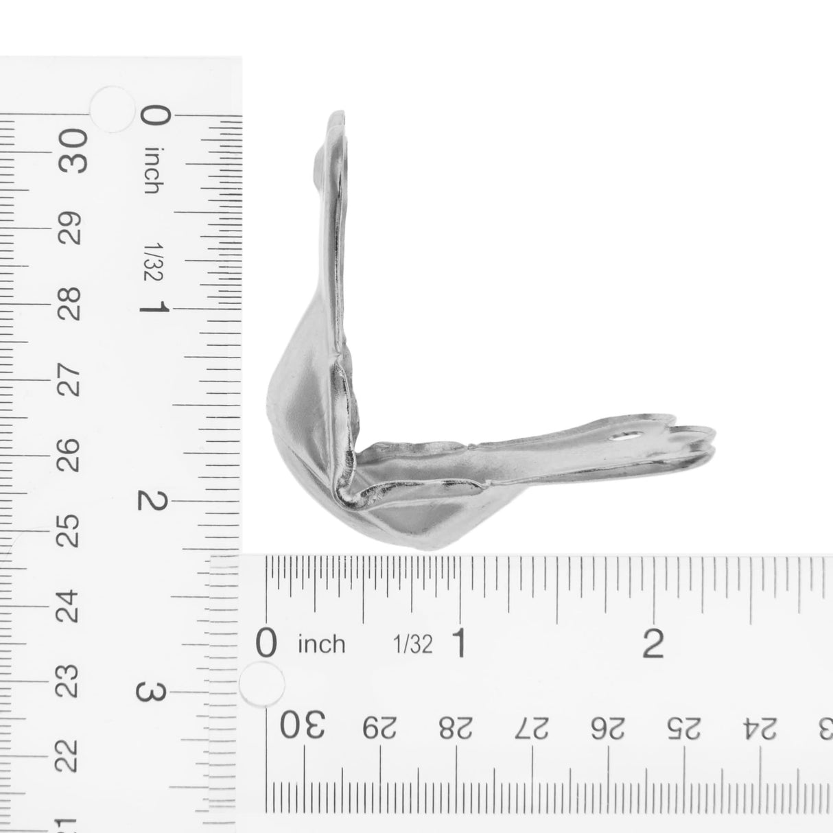 Ohio Travel Bag Wheels & Feet 1 5/8" Nickel, Trunk Edge Clamp, Steel, #G-9-NP G-9-NP