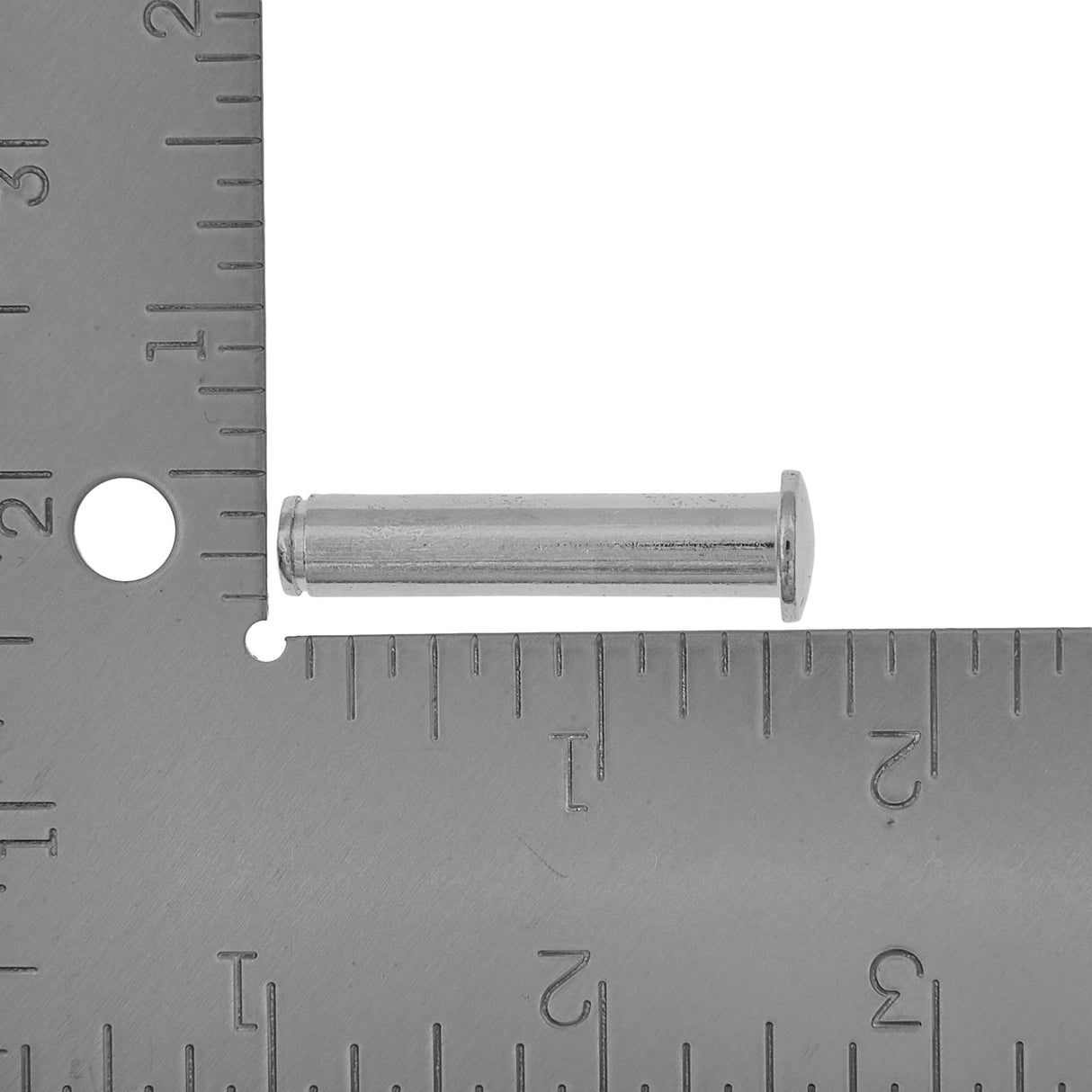 Ohio Travel Bag Wheels & Feet 1 7/16", Silver, Wheel Axle and Clip, Zinc Alloy, #W-009 W-009