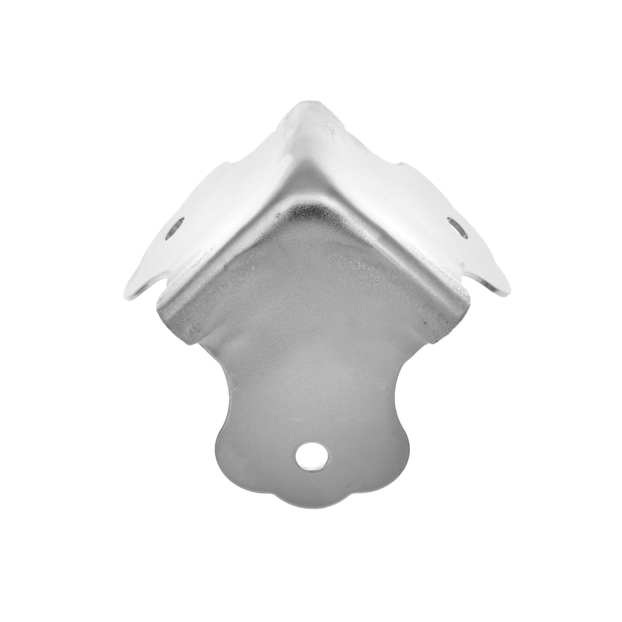 Ohio Travel Bag Wheels & Feet 1 7/8" Nickel, Corner, Steel, #L-3393 L-3393