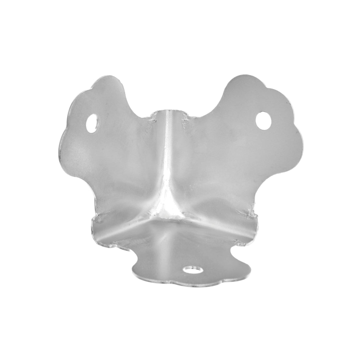 Ohio Travel Bag Wheels & Feet 1 7/8" Nickel, Corner, Steel, #L-3393 L-3393