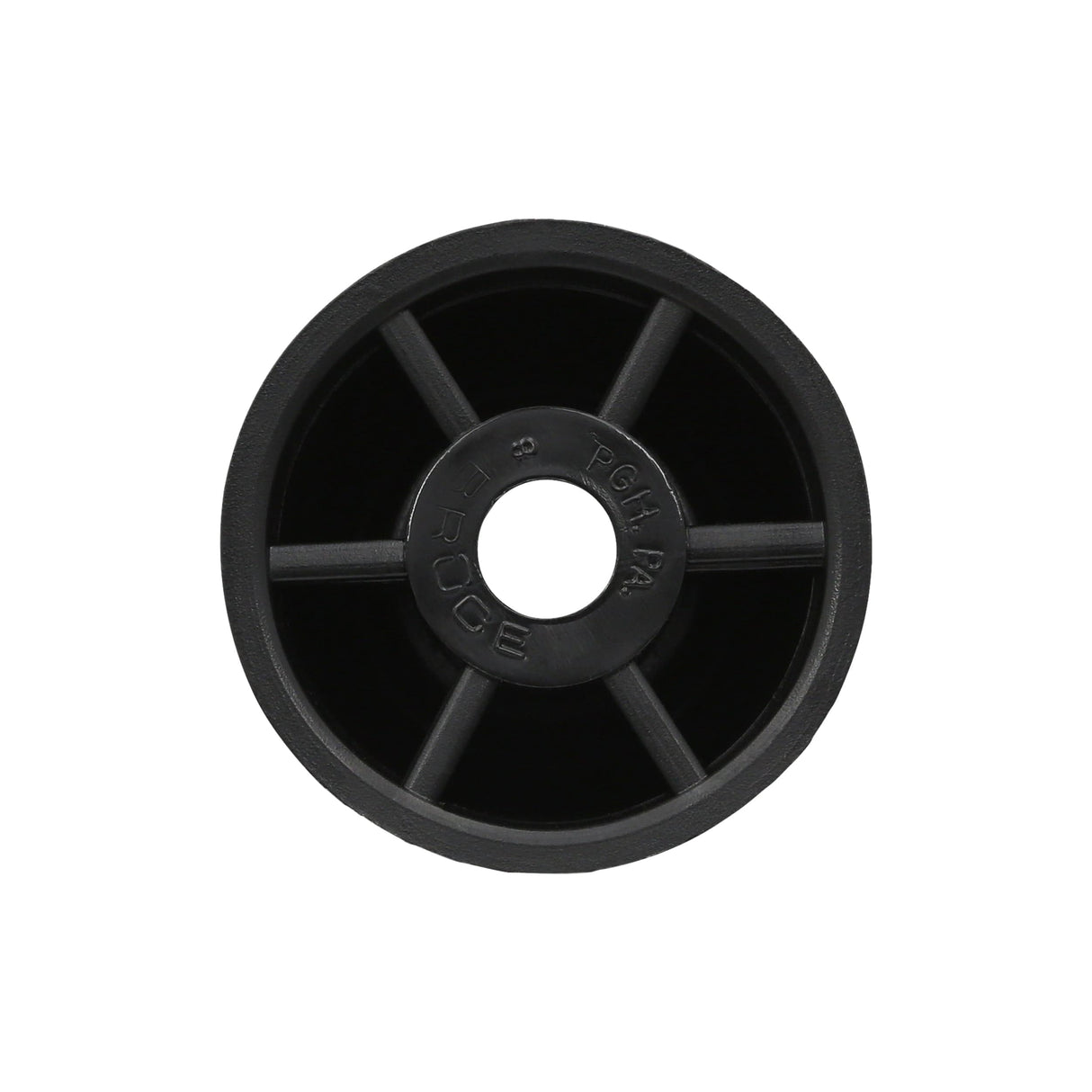 Ohio Travel Bag Wheels & Feet 1" Black, Bottom Stud, Plastic, #L-351-1-BLK L-351-1-BLK