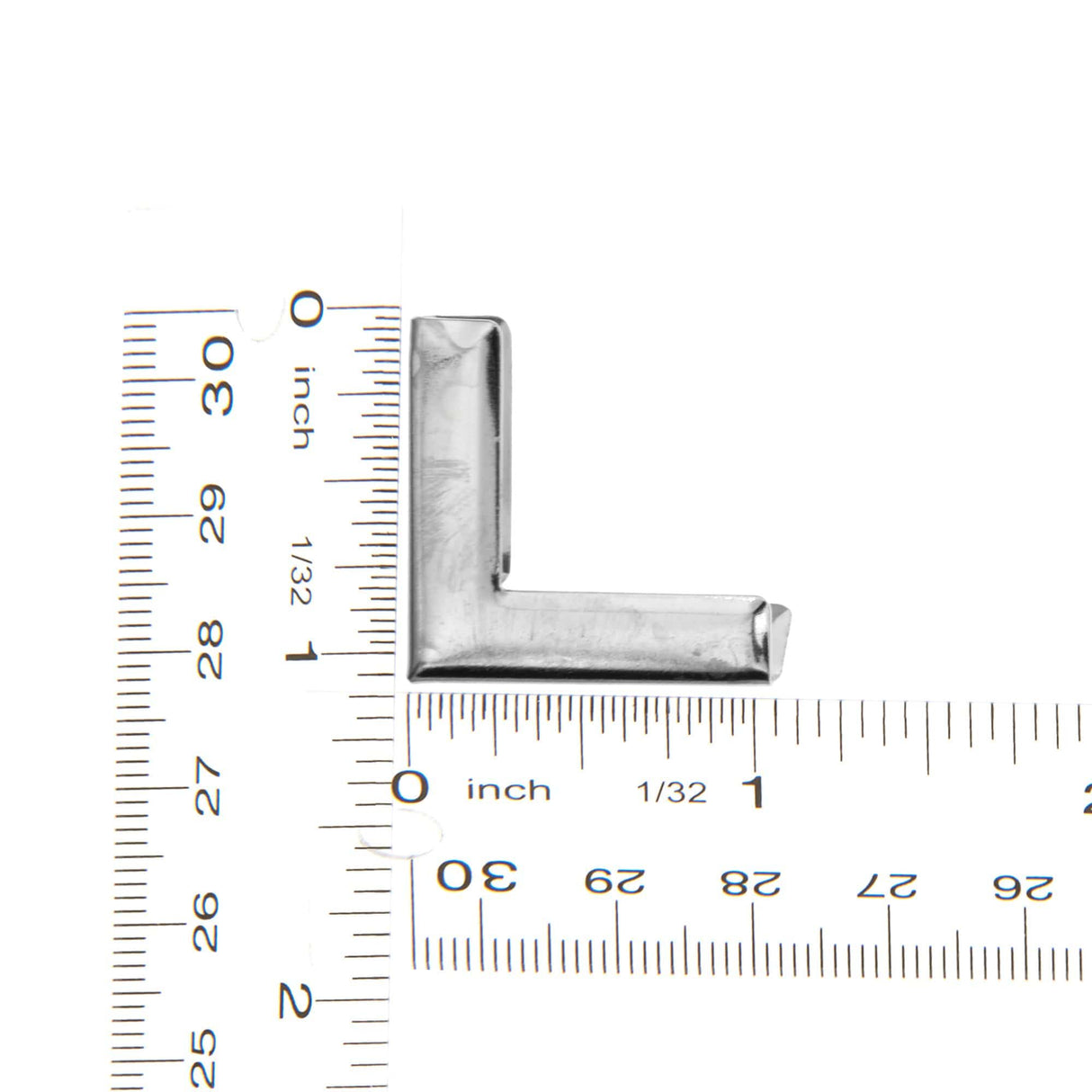 Ohio Travel Bag Wheels & Feet 1" Nickel, Corner, Zinc Alloy, #P-1774-NP P-1774-NP