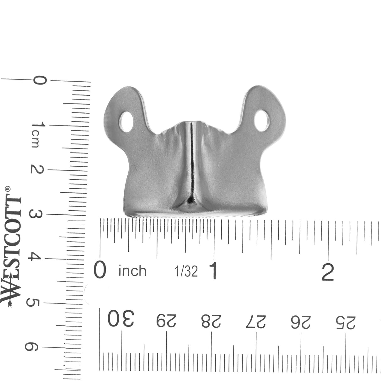 Ohio Travel Bag Wheels & Feet 1" Nickel, Two-Leg Corner, Steel, #L-776-NP L-776-NP