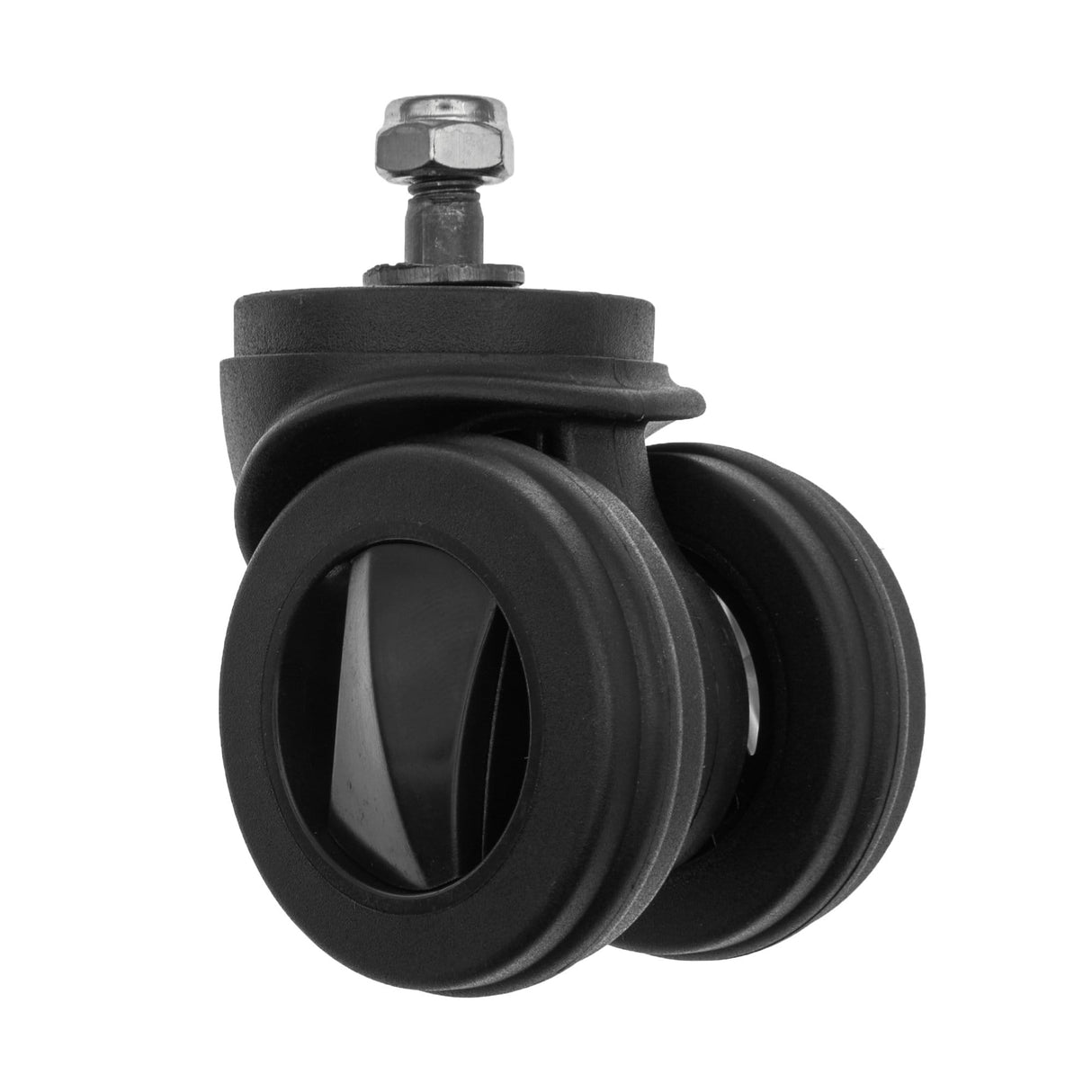 Ohio Travel Bag Wheels & Feet 52mm Black, Wheel with Assembly, Plastic, #L-3830 L-3830