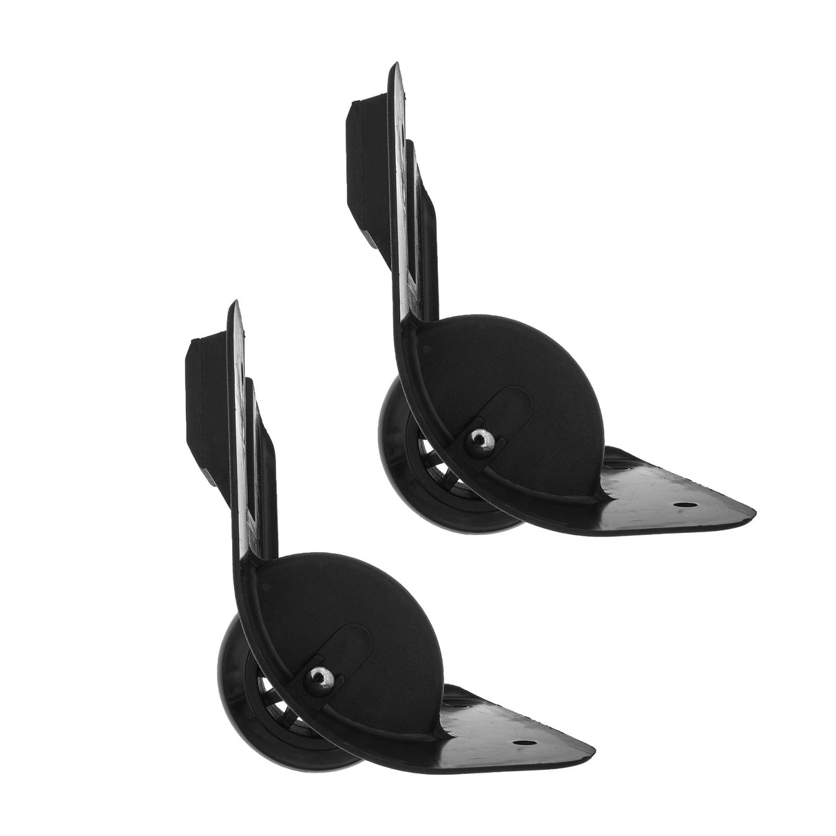 Ohio Travel Bag Wheels & Feet 65mm Black, Ball Bearing Wheel with Housing Pair, Plastic, #L-3816 L-3816