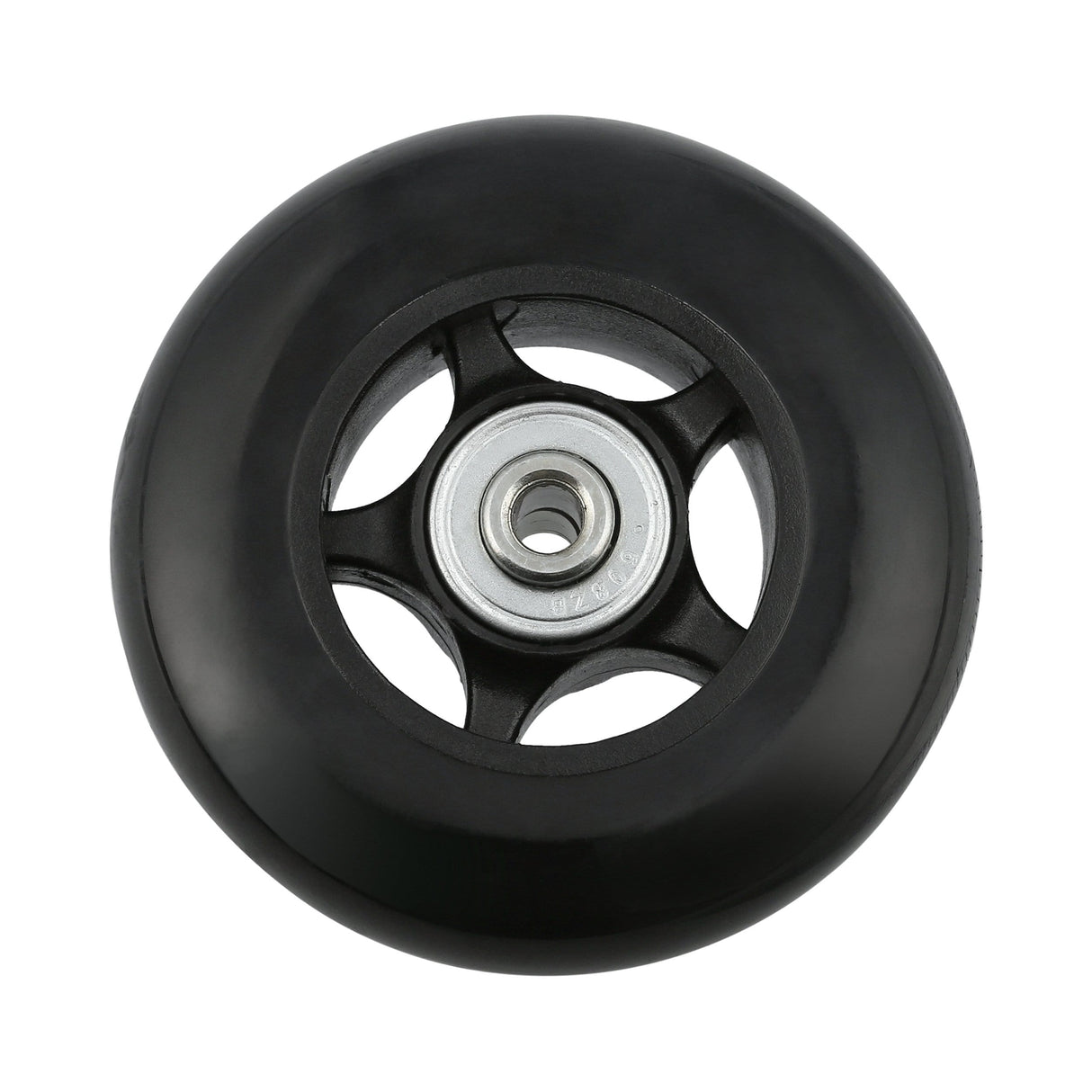 Ohio Travel Bag Wheels & Feet 78mm Black, Ball Bearing Wheel, Plastic, #L-3624 L-3624