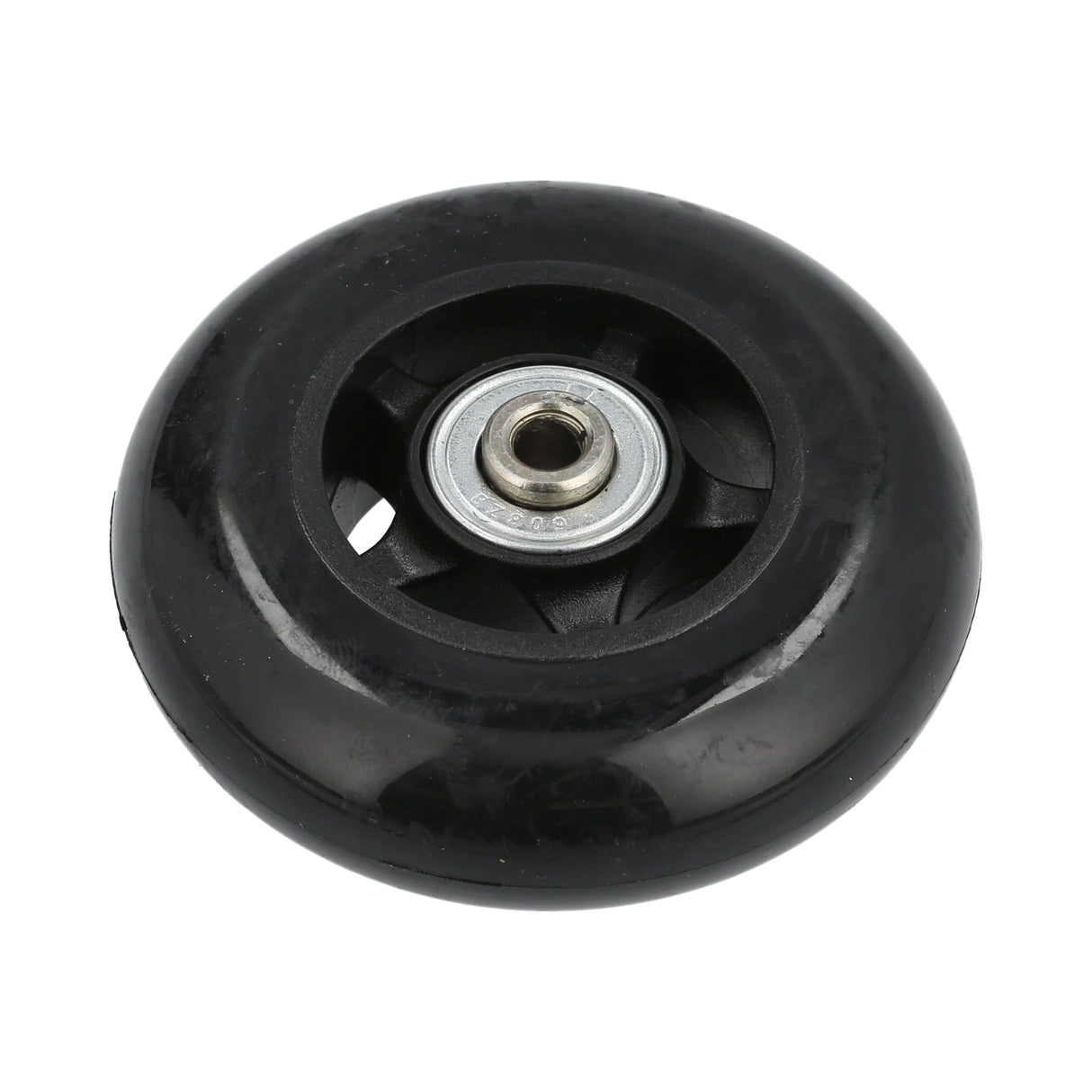 Ohio Travel Bag Wheels & Feet 78mm Black, Ball Bearing Wheel, Plastic, #L-3624 L-3624