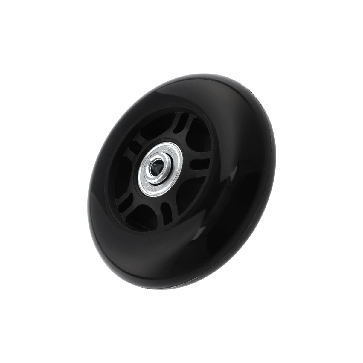Ohio Travel Bag Wheels & Feet 84mm Black, Ball Bearing Inline Skate Wheel, Plastic, #L-3806 L-3806