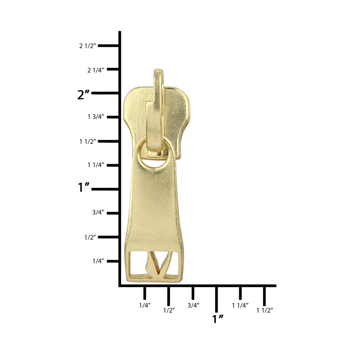 Ohio Travel Bag Zippers #10 Brass, Coil Padlock Slider, Zinc Alloy, #ZS-7-BP ZS-7-BP