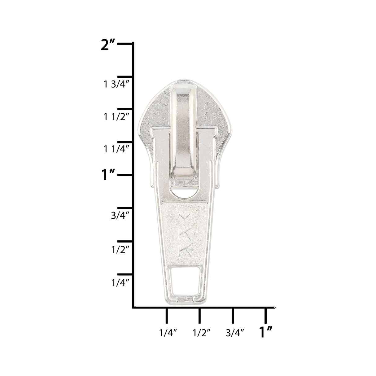 Ohio Travel Bag Zippers #10 Nickel, YKK, Auto Lock Slider, Zinc Alloy, #10C-5-NP 10C-5-NP