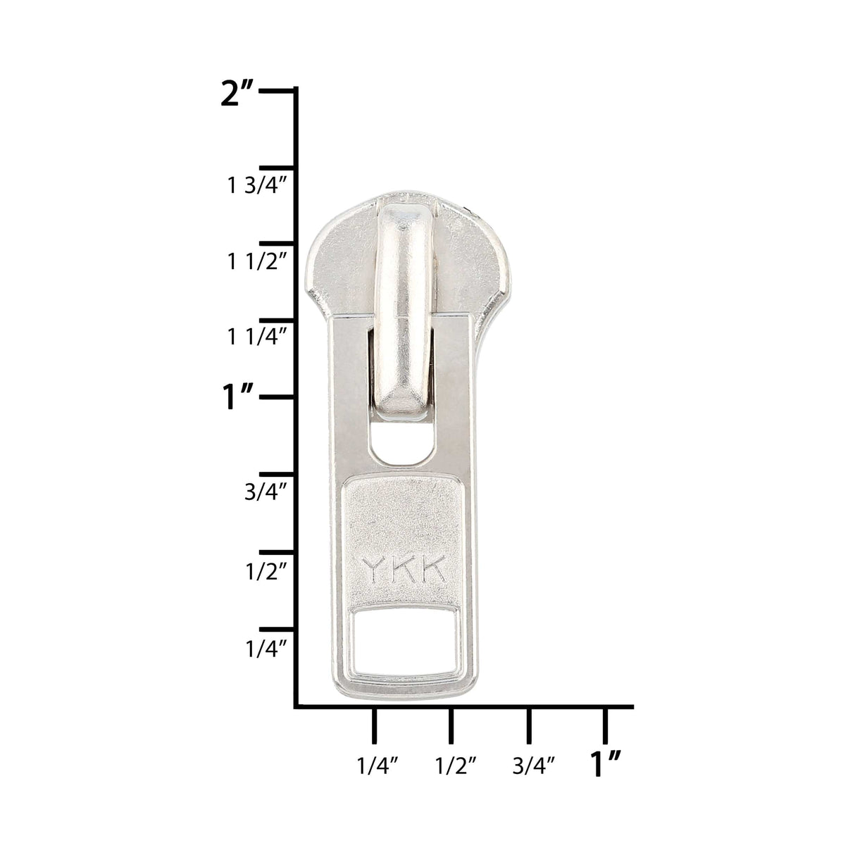 Ohio Travel Bag Zippers #10 Nickel, YKK Auto Lock Slider, Zinc Alloy, #10M-3-NP 10M-3-NP