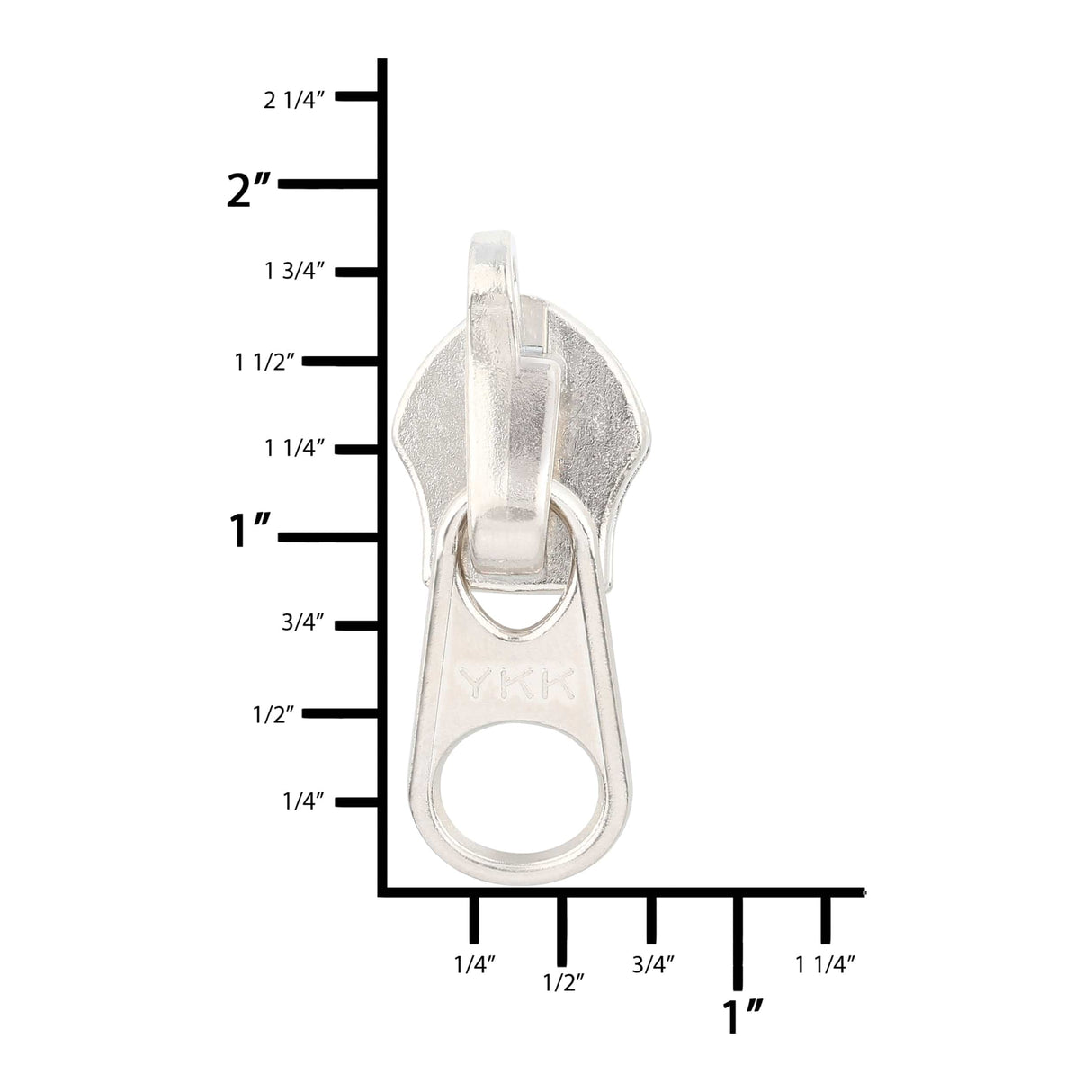 Ohio Travel Bag Zippers #10 Nickel, YKK, Padlock Slider, Zinc Alloy, #10C-4-NP 10C-4-NP