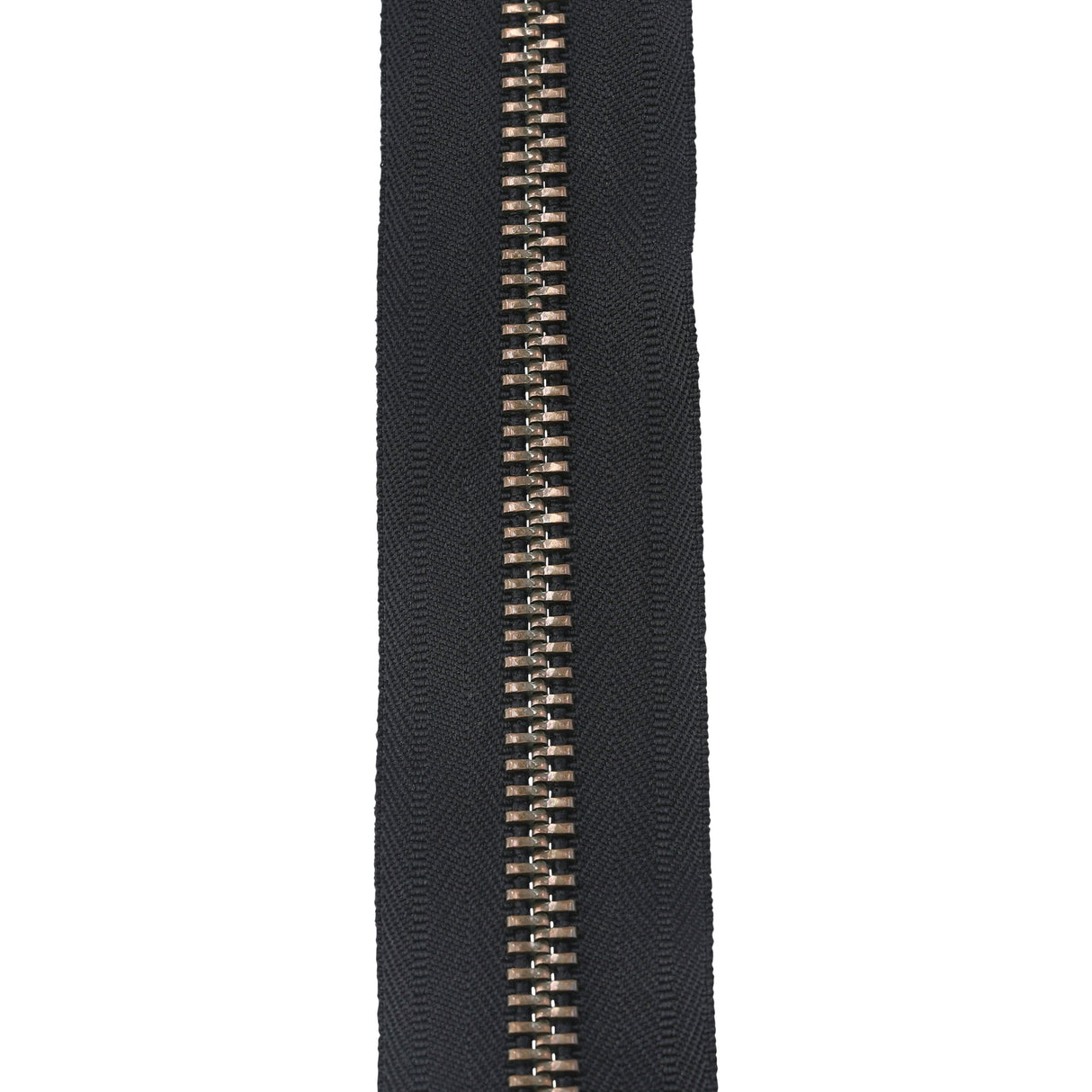 Ohio Travel Bag Zippers 24" Black with Antique Brass, Bomber Jacket, Metal, #9BJ-24-BLK-ANT 9BJ-24-BLK-ANT