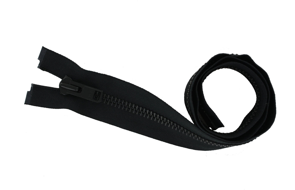 Ohio Travel Bag Zippers 24" Black with Black Oxide, Bomber Jacket, Metal, #9BJ-24-BLK-OX 9BJ-24-BLK-OX