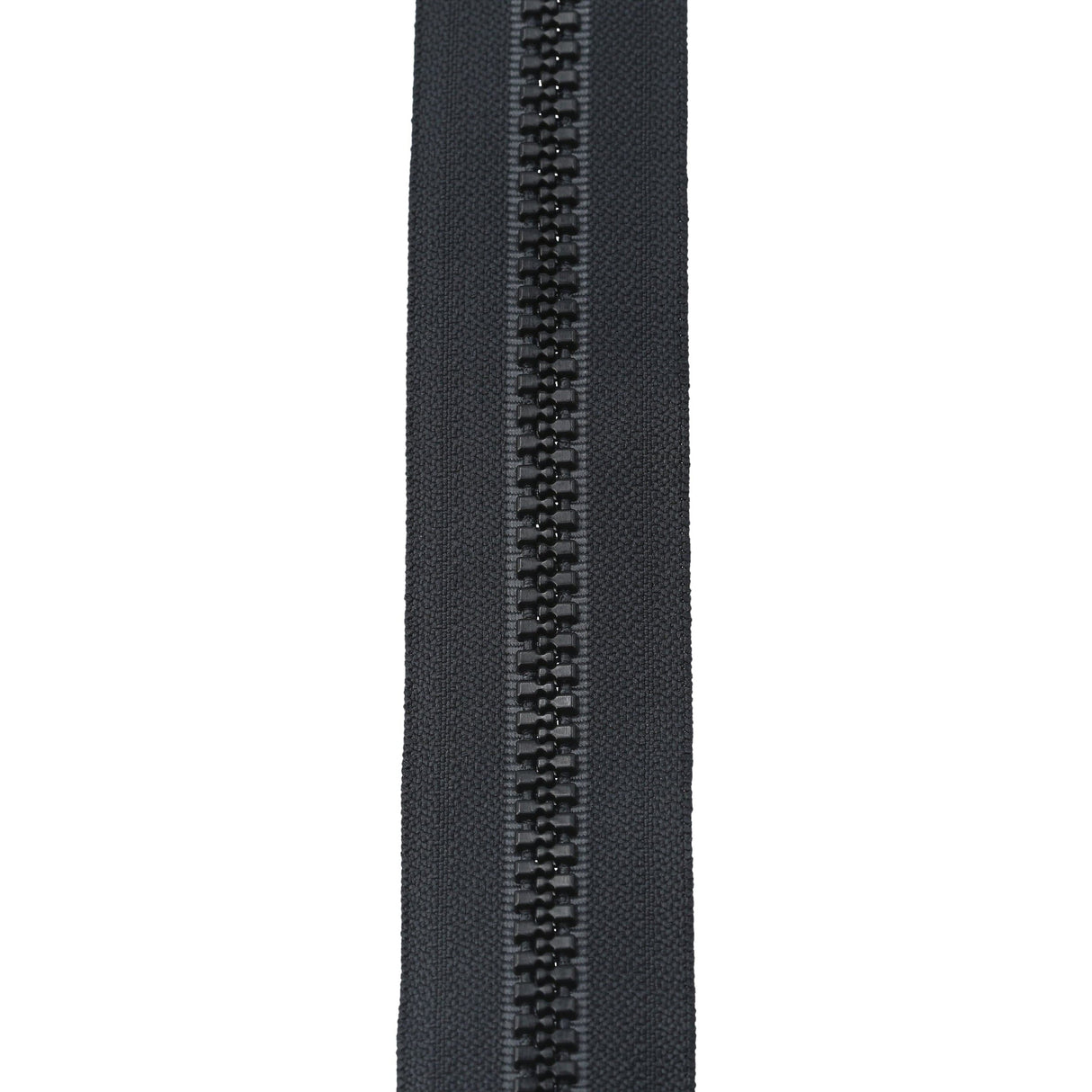 Ohio Travel Bag Zippers 30" Black with Black, Vislon Jacket Zipper, Plastic, #8VF-30-BLK 8VF-30-BLK