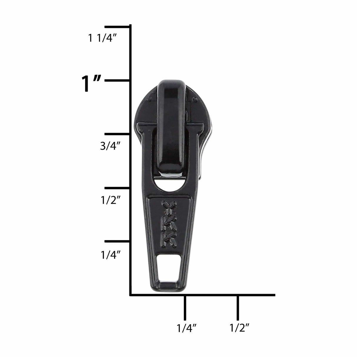 Ohio Travel Bag Zippers #4.5 Black, YKK Auto Lock Slider, Zinc Alloy, #4.5C-2-BLK 4.5C-2-BLK