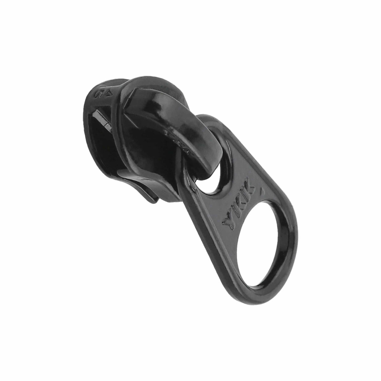 Ohio Travel Bag Zippers #4.5 Black, YKK Short Tab Swivel Slider, Zinc Alloy, #4.5C-4-BLK 4.5C-4-BLK