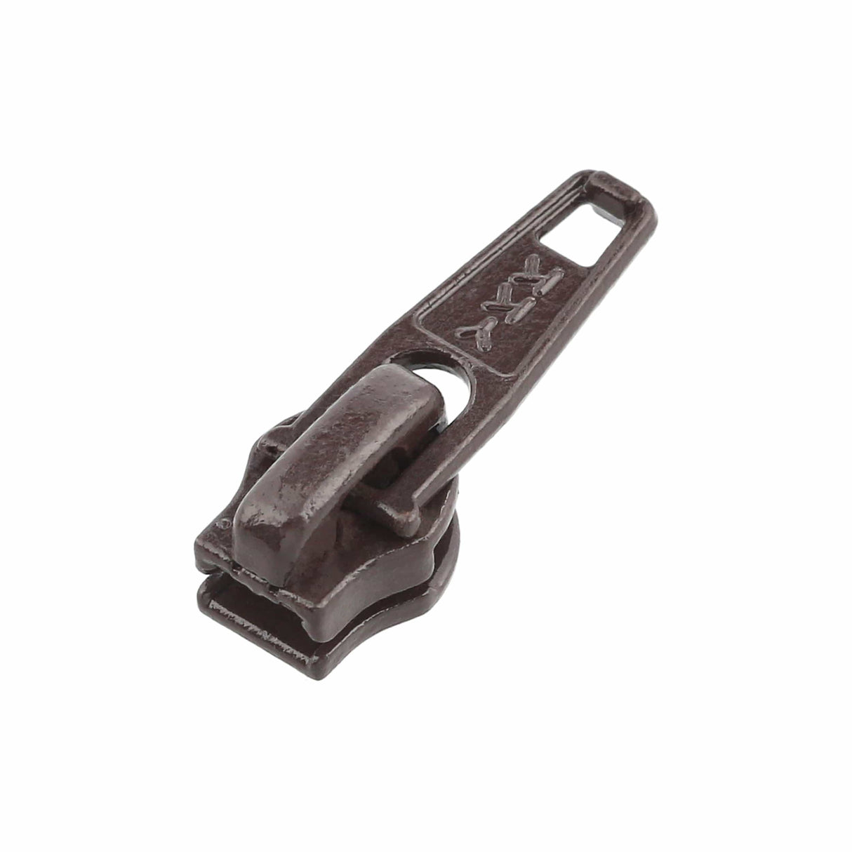 Ohio Travel Bag Zippers #4.5 Brown, YKK Long Tab Swivel Slider, Zinc Alloy, #4.5C-1-BRO 4.5C-1-BRO