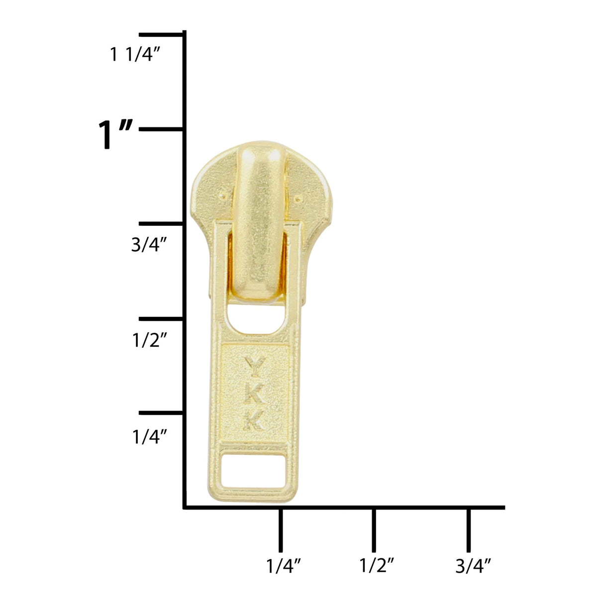 Ohio Travel Bag Zippers #4 Brass, YKK Auto Lock Slider, Zinc Alloy, #4M-2-BP 4M-2-BP