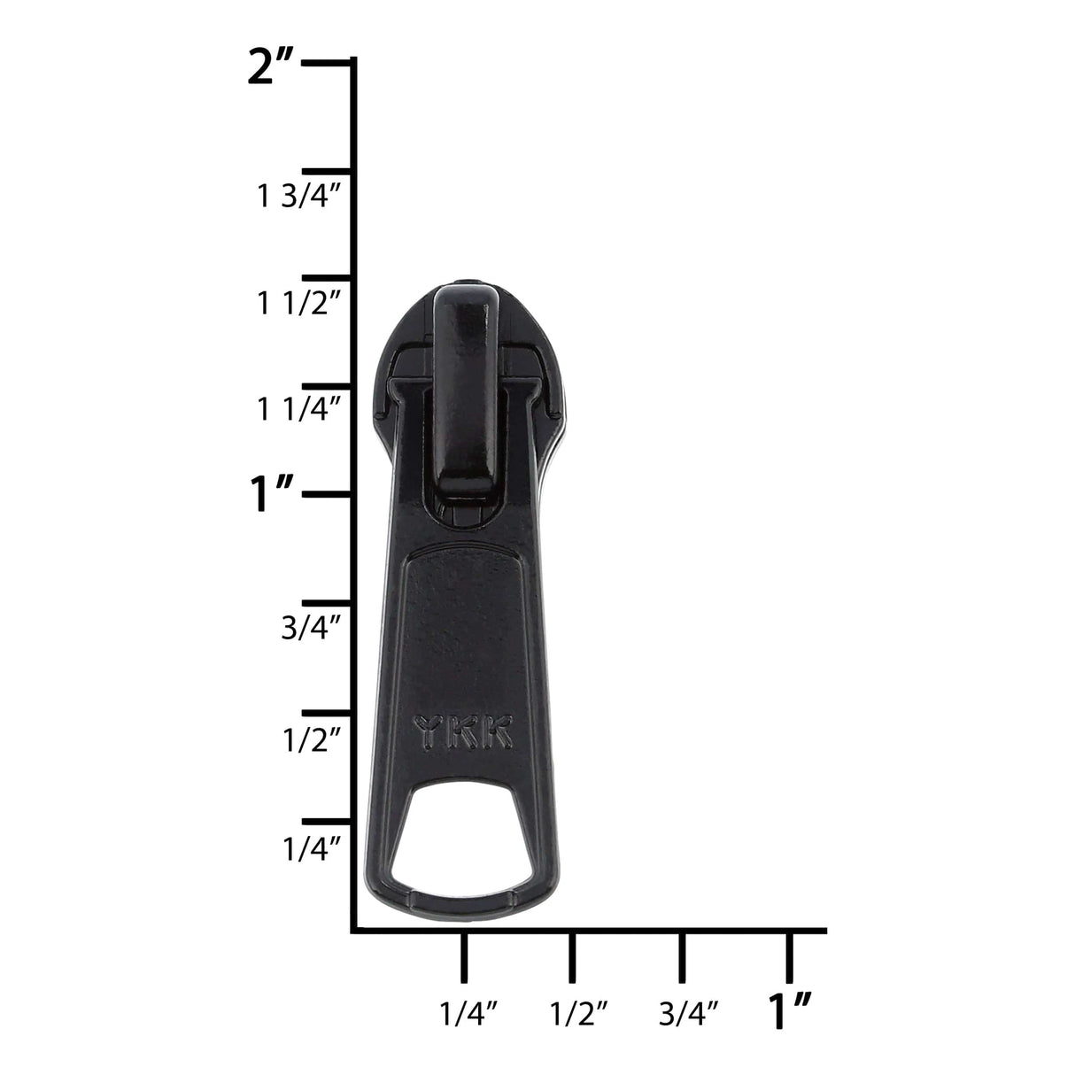 Ohio Travel Bag Zippers #5 Black, YKK Long Tab Invisible Lock Slider, Zinc Alloy, #5CN-4-BLK 5CN-4-BLK