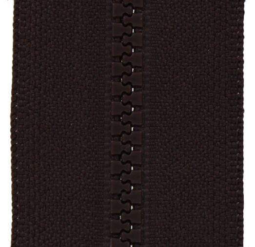 Ohio Travel Bag Zippers #5 Brown, YKK Vislon Chain 3/4in Tape, Vislon, #5V-W-BRO 5V-W-BRO