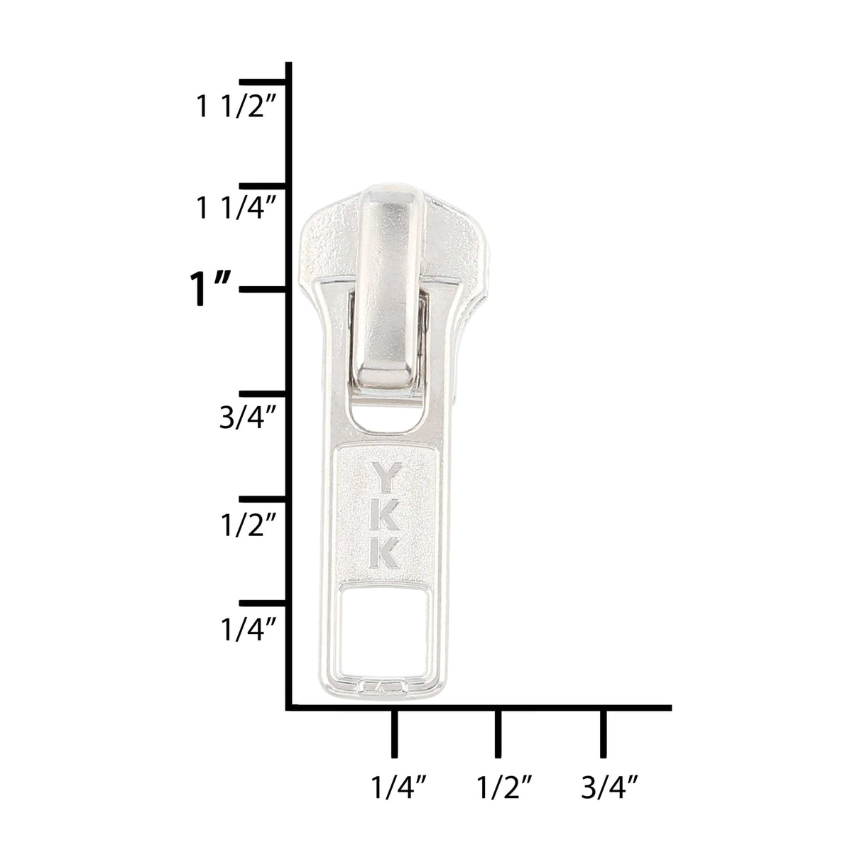 Ohio Travel Bag Zippers #5 Nickel, YKK Auto Lock Slider, Zinc Alloy, #5M-5-NP 5M-5-NP