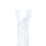 Ohio Travel Bag Zippers #5 Vislon&reg; Jacket Zipper 30in White, #5VF-30-WHT 5VF-30-WHT