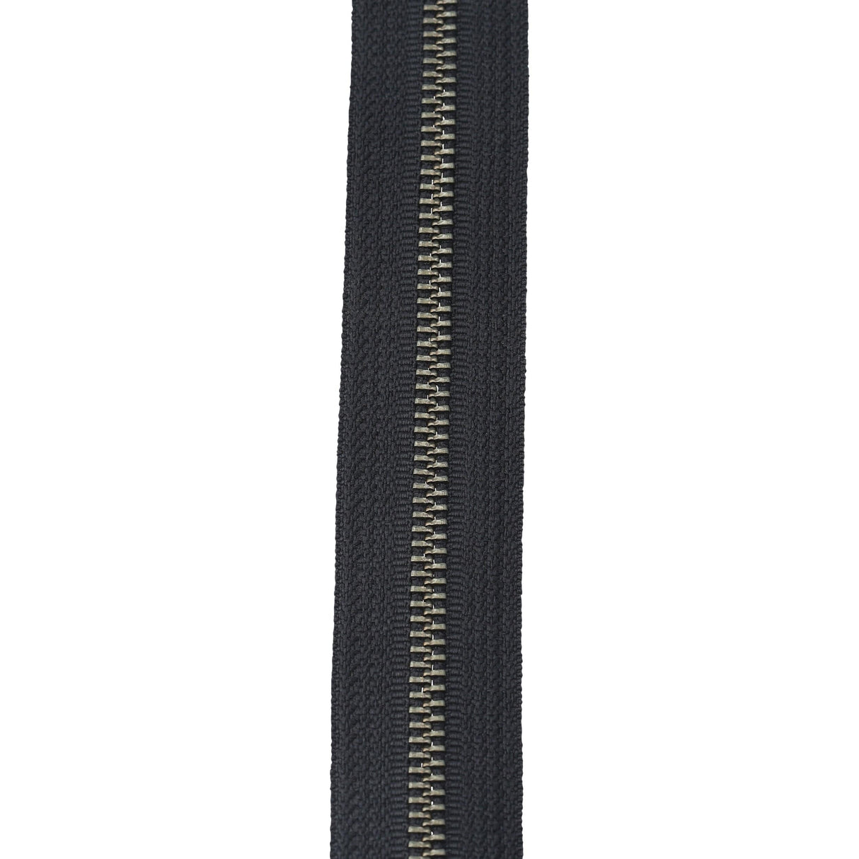 Ohio Travel Bag Zippers #6 Jacket Zipper 30in Black With Antique Nickel Teeth, #6JK-30-BLK-ANTN 6JK-30-BLK-ANTN