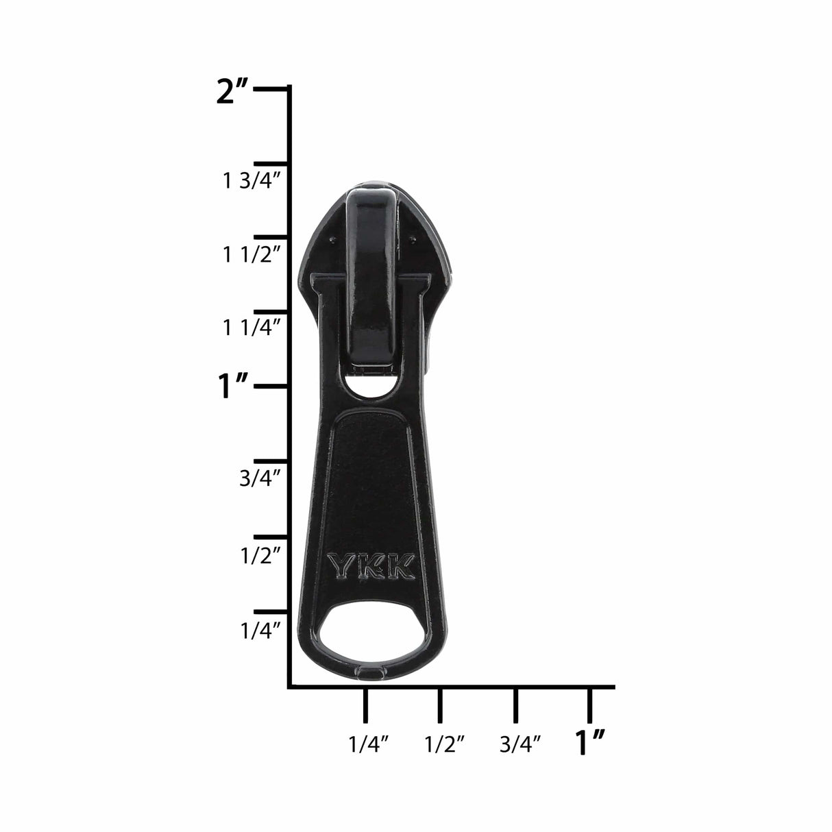 Ohio Travel Bag Zippers #8 Black, YKK Invisible Auto Lock Slider, Zinc Alloy, #8C-7-BLK 8C-7-BLK