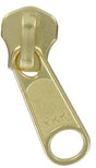 Ohio Travel Bag Zippers #8 Brass, YKK Long Tab Swivel Slider, Zinc Alloy, #8M-2-BP 8M-2-BP