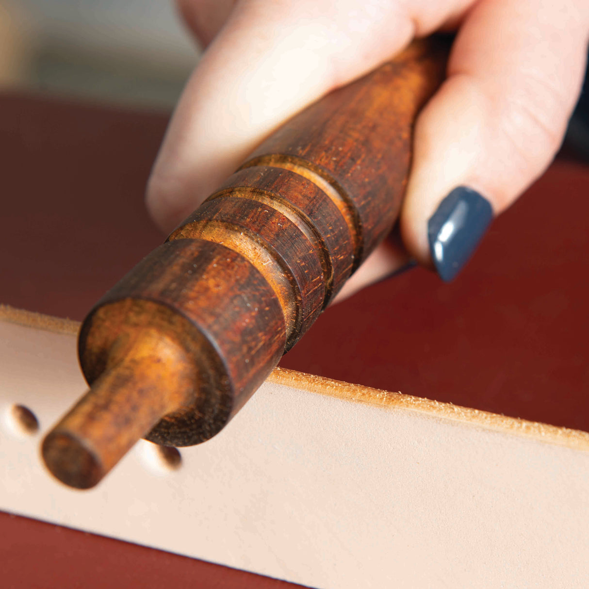 Exotic Wood Leather Slicker