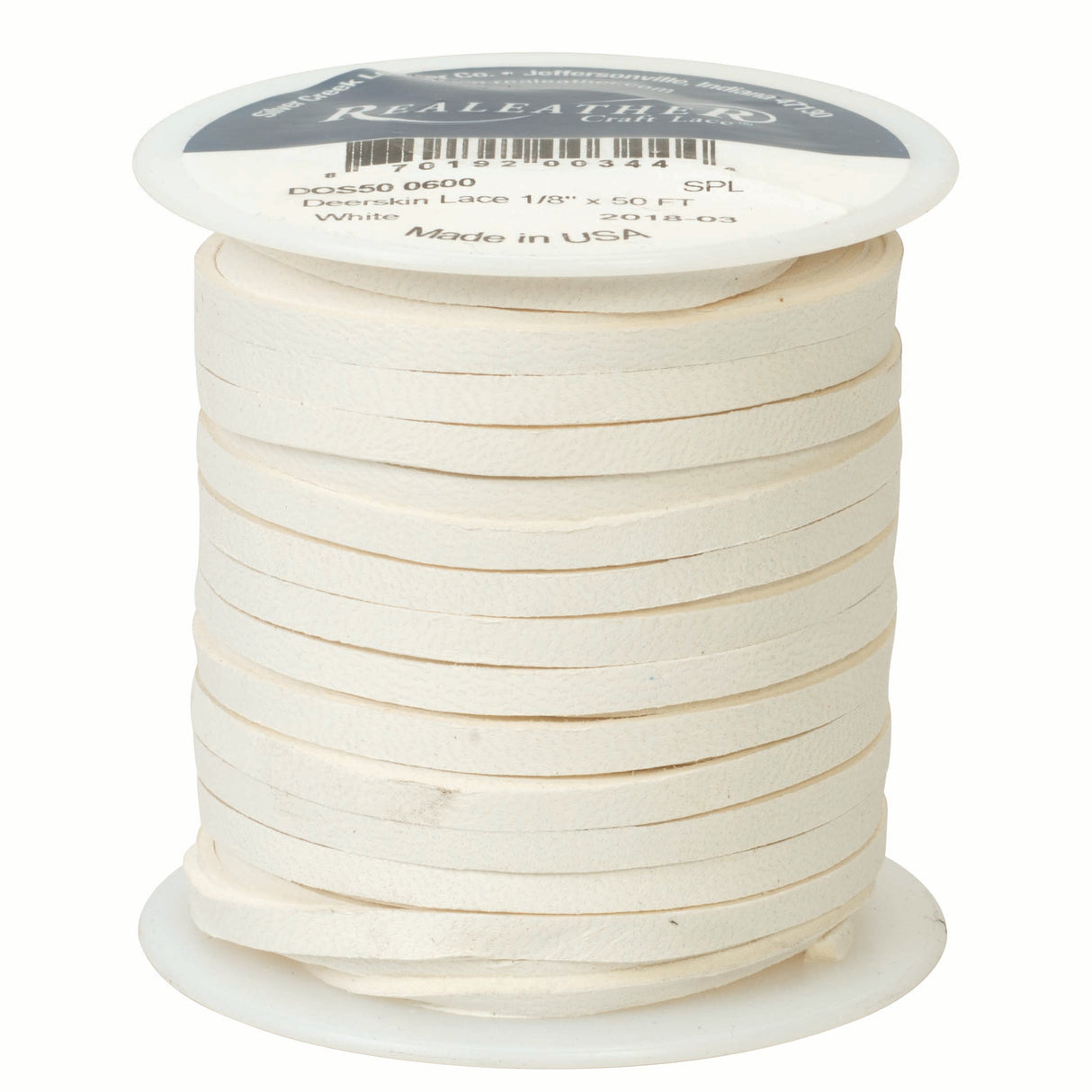 Deerskin Lace, 1/8" x 50'
