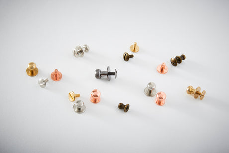 Leather Collar Buttons – Fasteners & Hardware