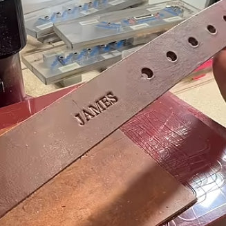 Making a Child's Belt with MorrisonMade