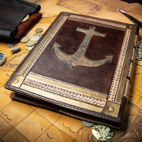 Making a Leather Pirate Journal